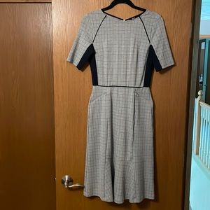 Betabrand plaid dress